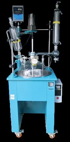 실험실 단층 유리 반응기